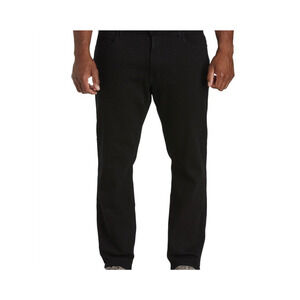 B&T Black Jeans Mens Size 52X34 Big & Tall Relaxed Straight Fit 100% Cotton